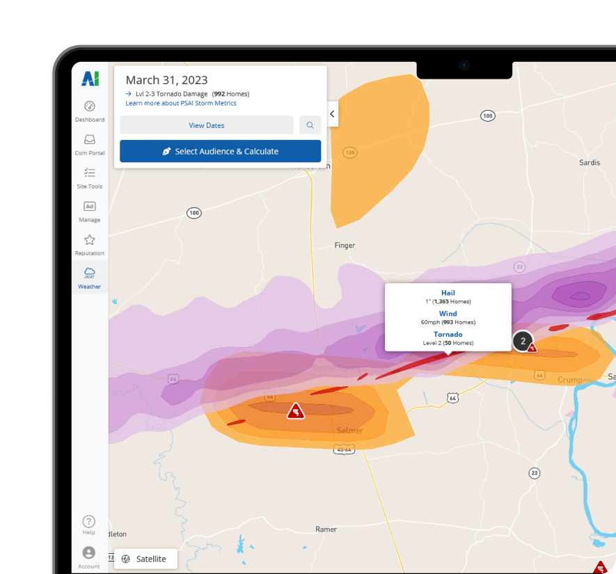 GAF Weather Map
